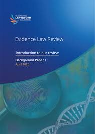 Evidence Law Review — Introduction to our review — QLRC Background Paper 1